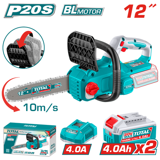 Total Cordless Chain Saw 20V 12 inch TGSLI201262