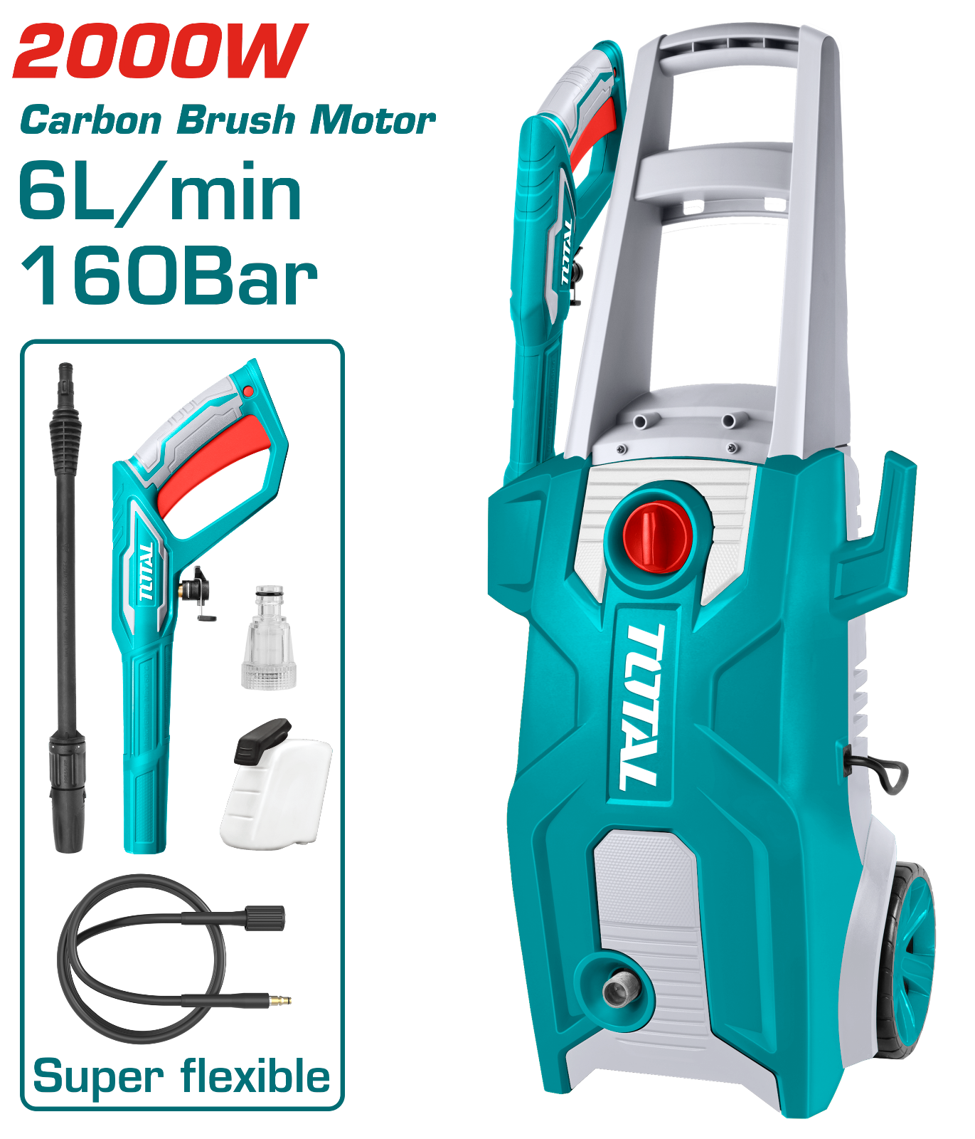Total High Pressure Washer 2000W TGT11376