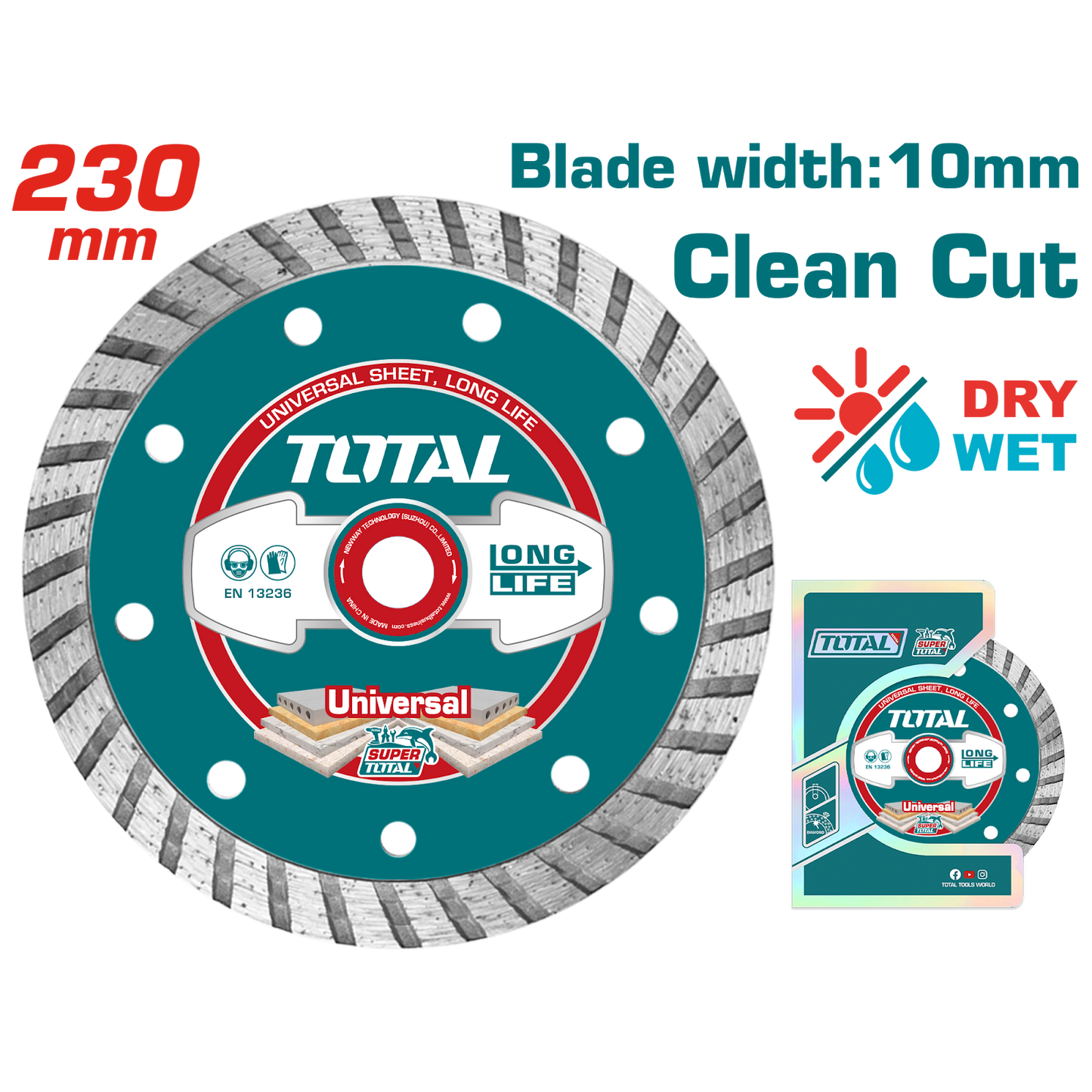 Total Turbo Diamond Disc 230mm TAC2132303