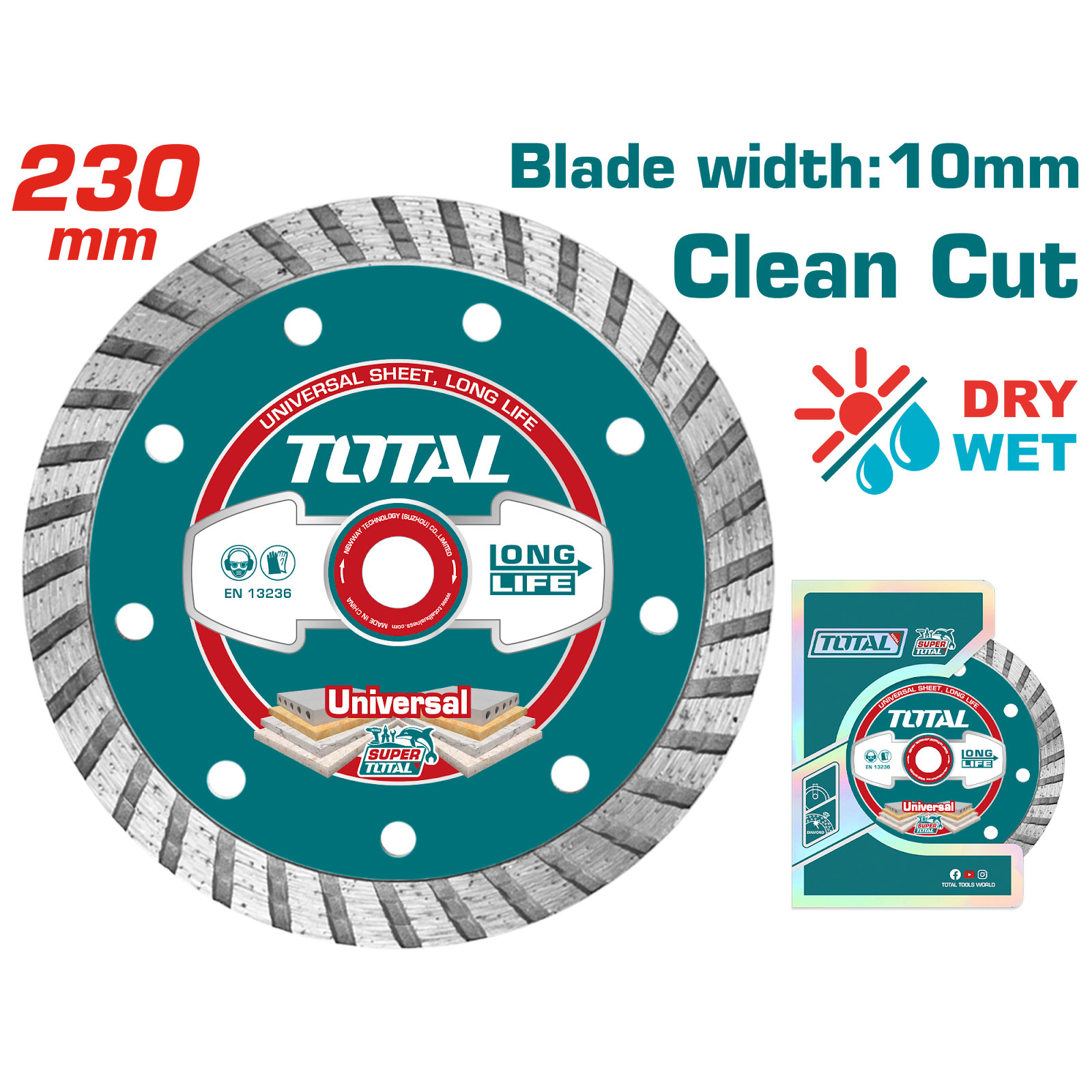 Total Turbo Diamond Disc 230mm TAC2132303