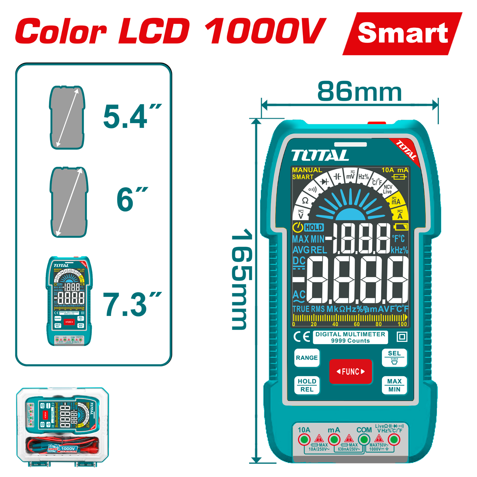 Total Digital Multimeter True RMS TMT5110004