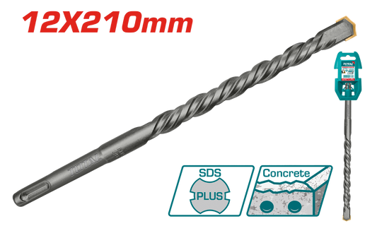 Total SDS Plus Drill Bit 12x210mm TAC311201