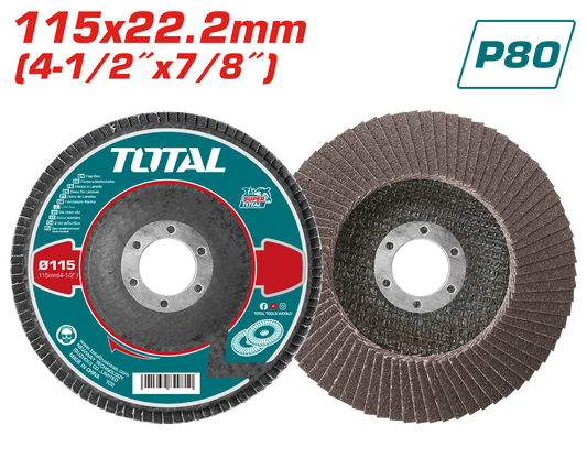 Total Flap Disc 115mm P80 TAC6311580