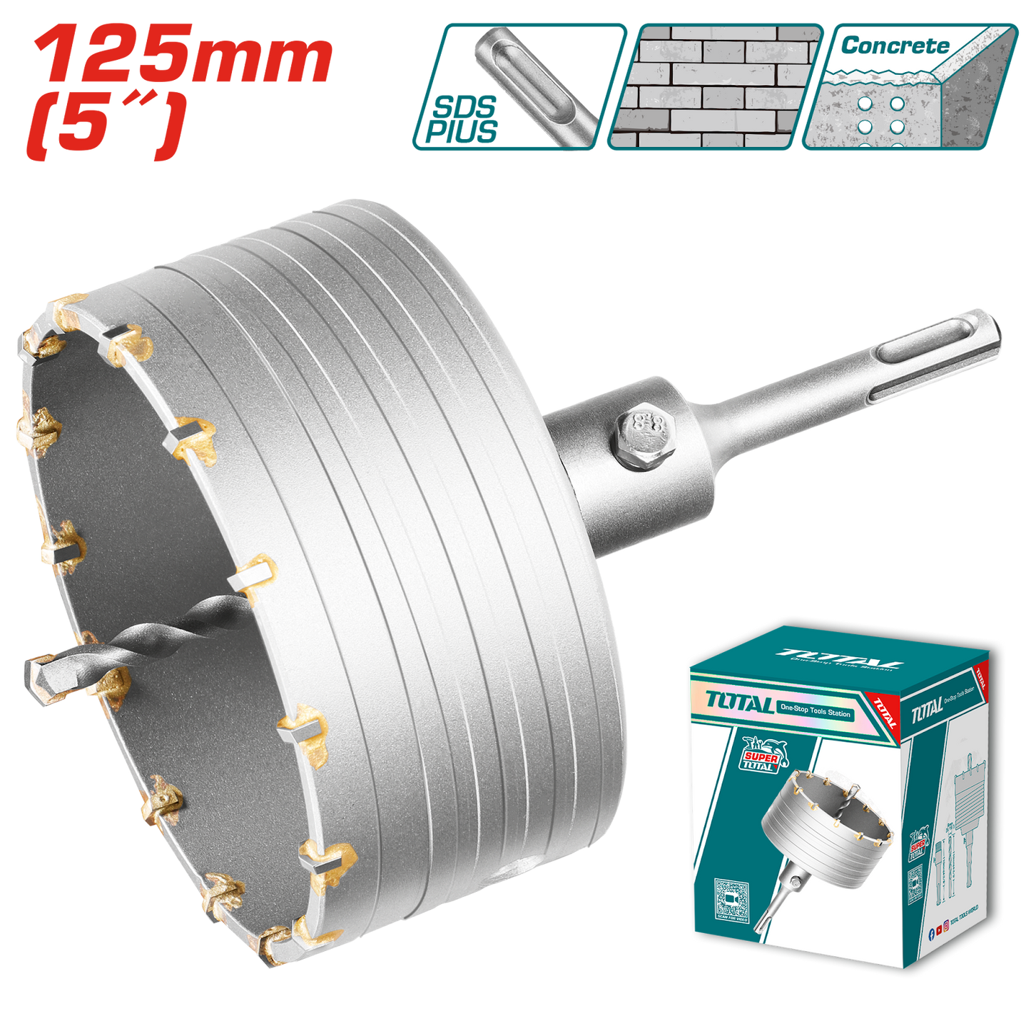 Total Hole Core Bit 125mm TAC4301251