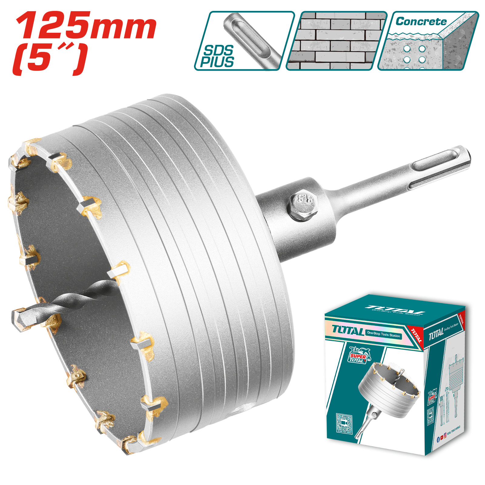 Total Hole Core Bit 125mm TAC4301251