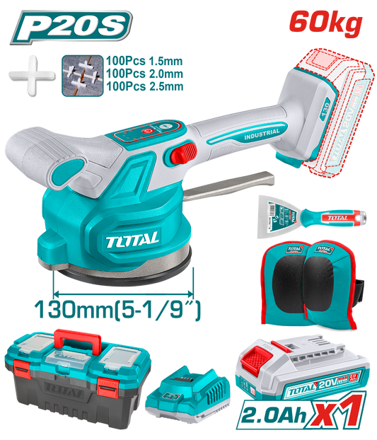 Total Cordless Tile Vibration Machine 20V TTVLI20015