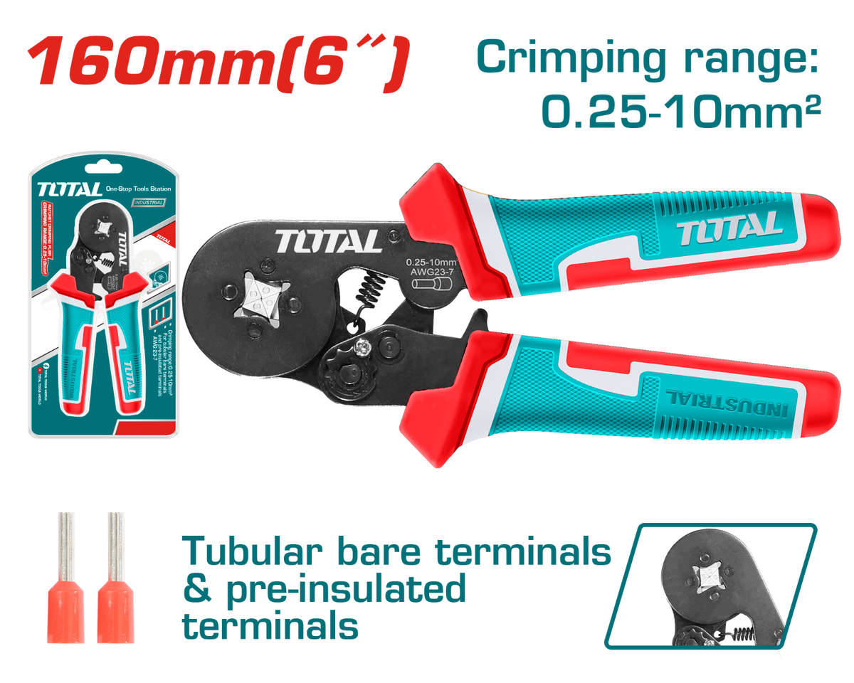 Total Ratchet Crimping Plier 6 inch (THCPG2510)