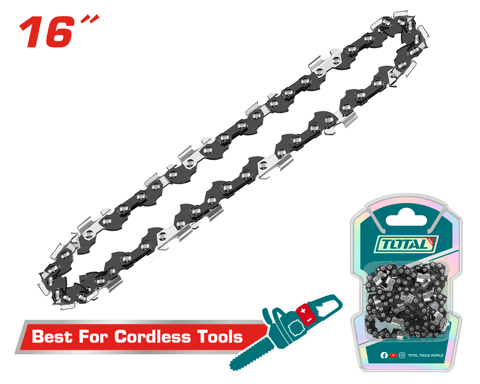 Total 16 inch Saw Chain TGTSC51603