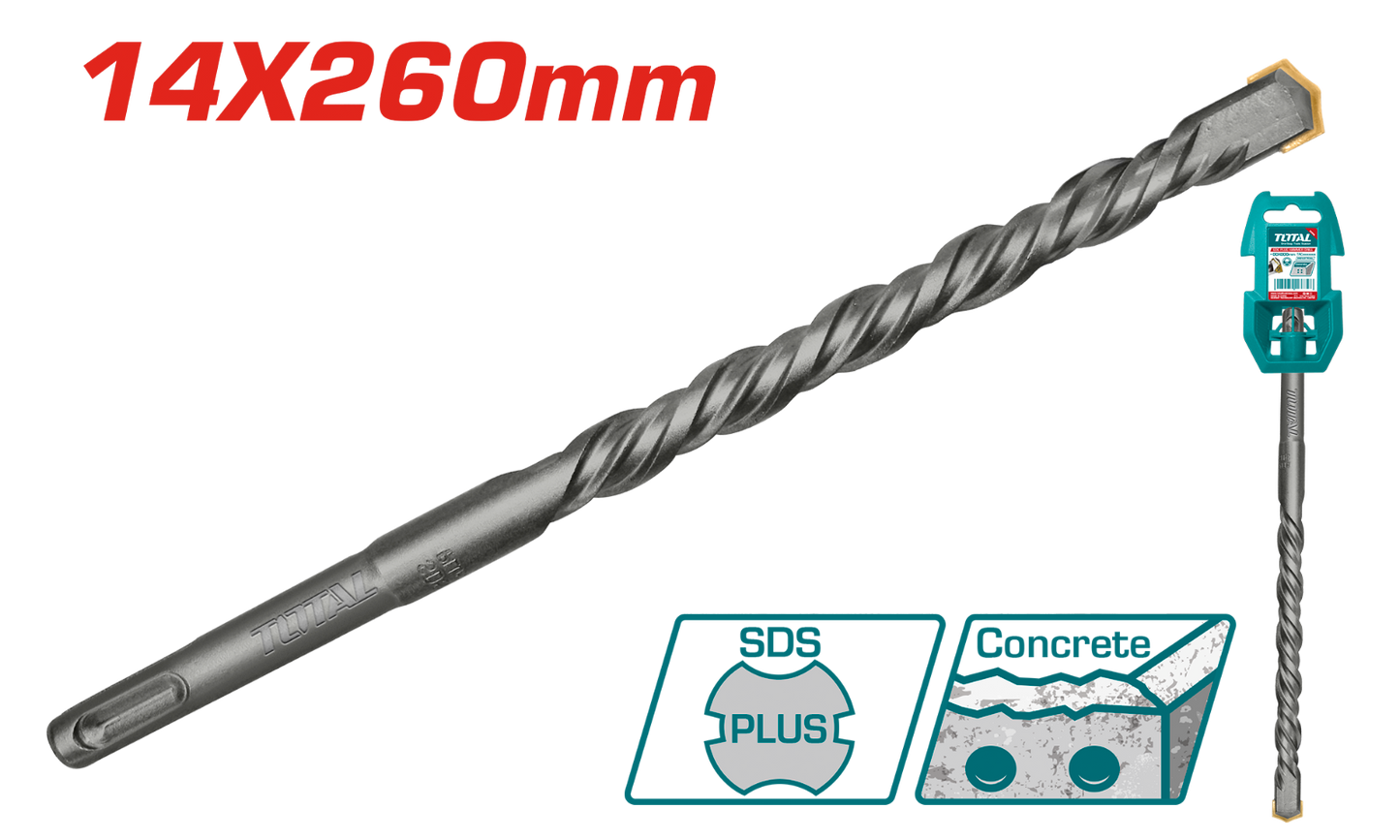 Total SDS Plus Drill Bit 14x260mm TAC311403