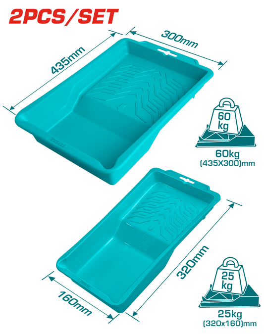 Total 2 Pcs Paint Tray Set TCHPTT435105