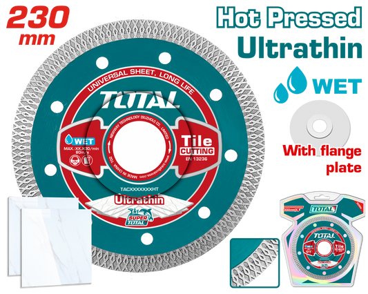 Total Ultrathin Diamond Disc Mesh Rim 230mm TAC2182301HT
