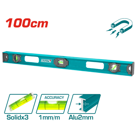 Total Spirit Level 100cm with Magnet TMT210026