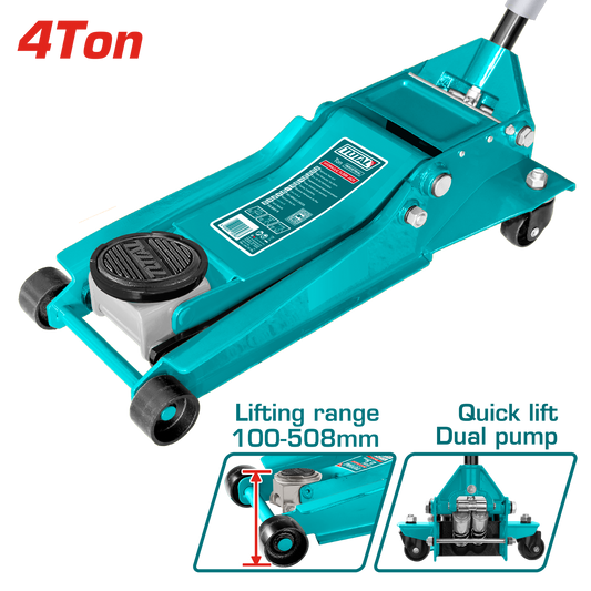 Total Hydraulic Floor Jack 4 Ton (THT10804)
