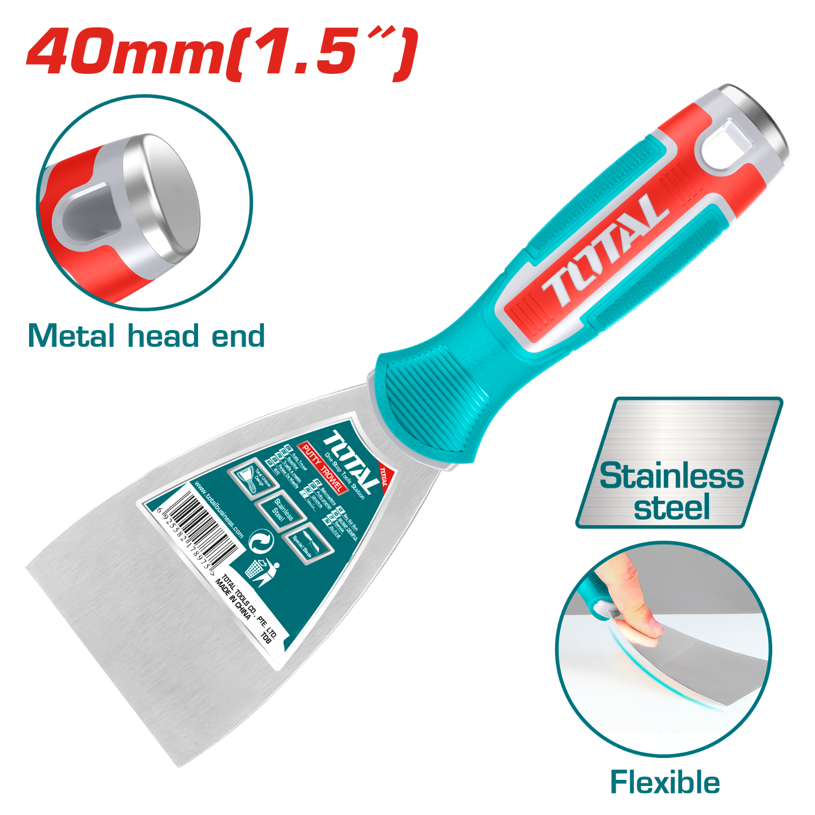 Total Putty Trowel 40mm THT83406