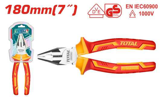 Total Insulated Combination Pliers 7 inch THTIP2171
