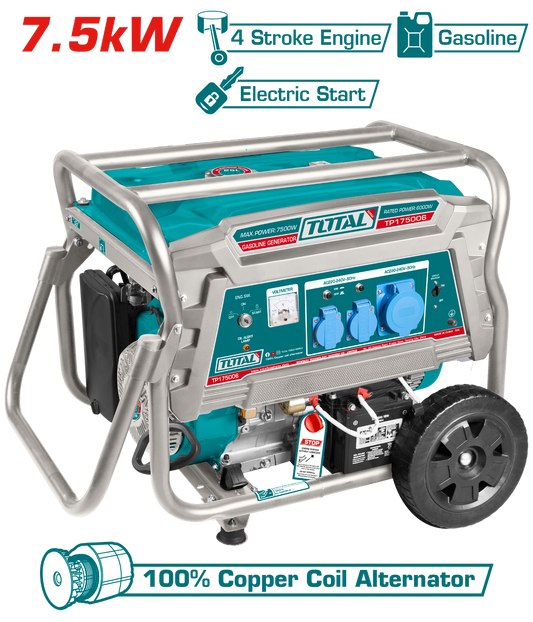 Total Gasoline Generator 6.0kW TP175006