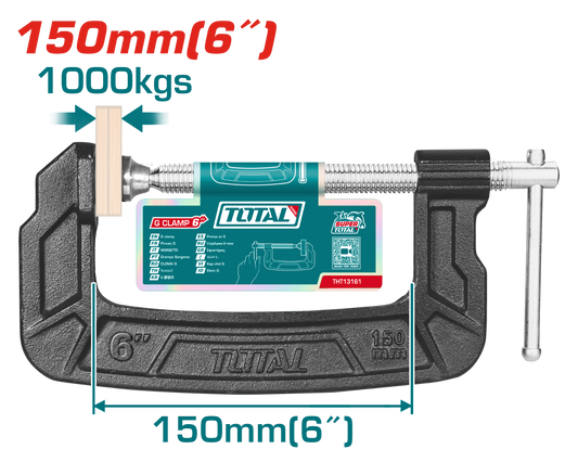 Total G Clamp 6 inch THT13161