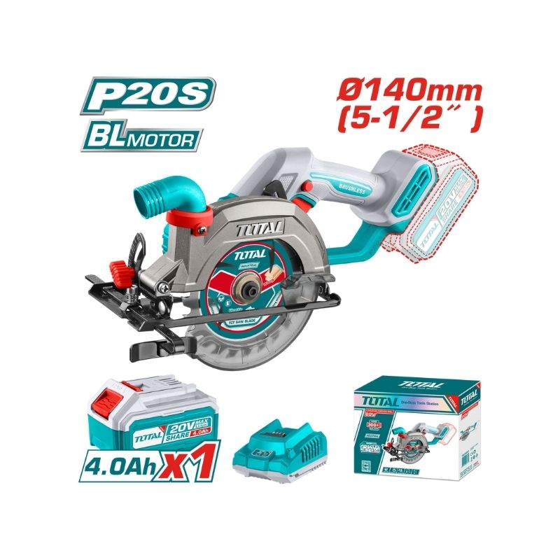 TOTAL Lithium-Ion Circular Saw - TSLI14021