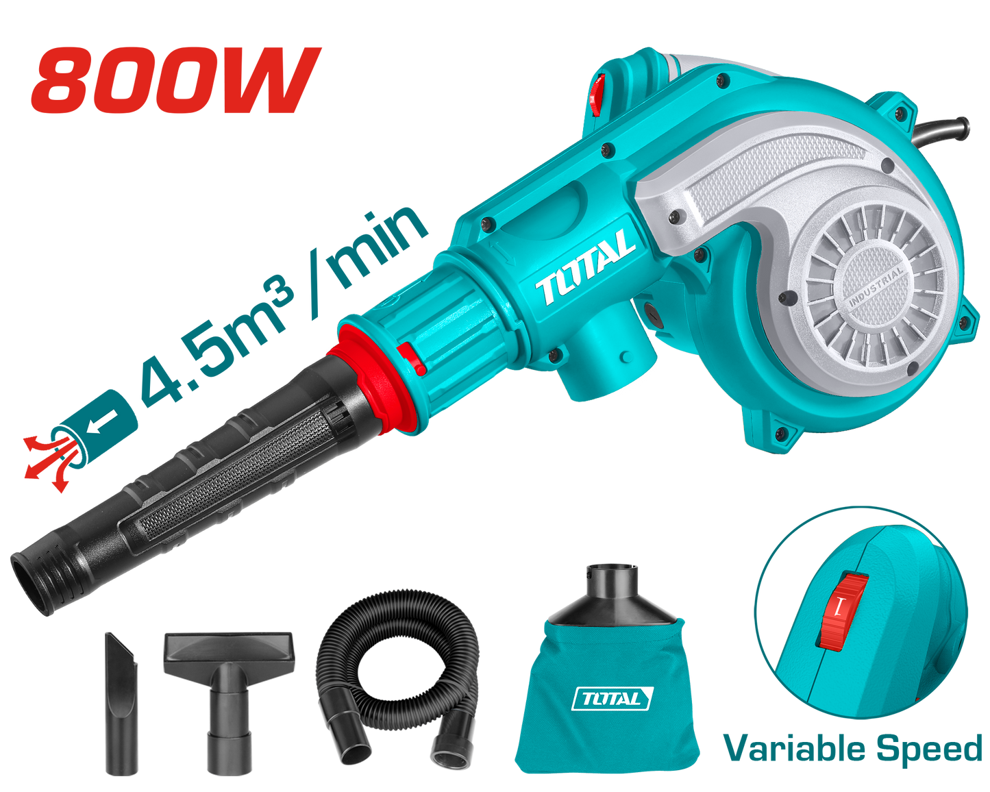 Total Aspirator Blower 800W TB8036