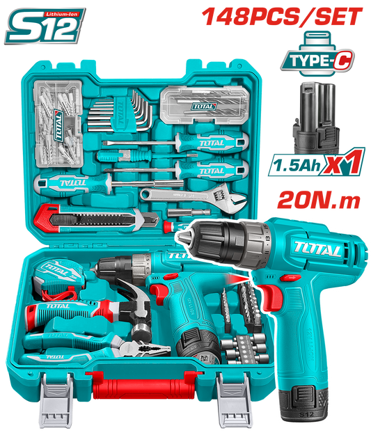Total 148 Pcs Tools Set THKTHP41487