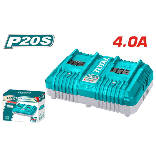Total P20S Dual Battery Charger 4A TCLI2034