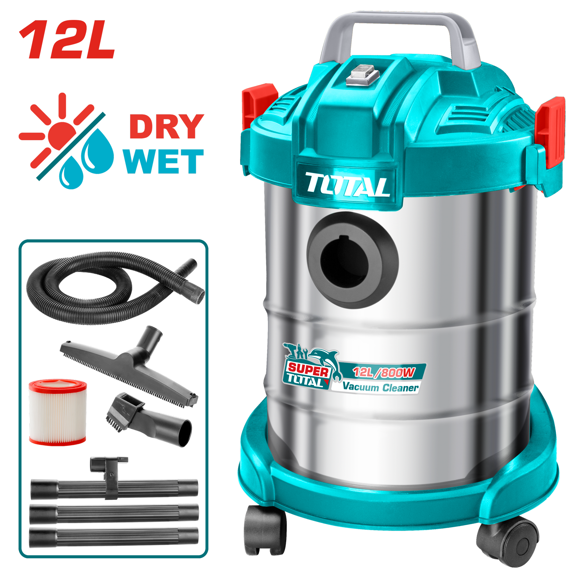Total Vacuum Cleaner 12L TVC14122