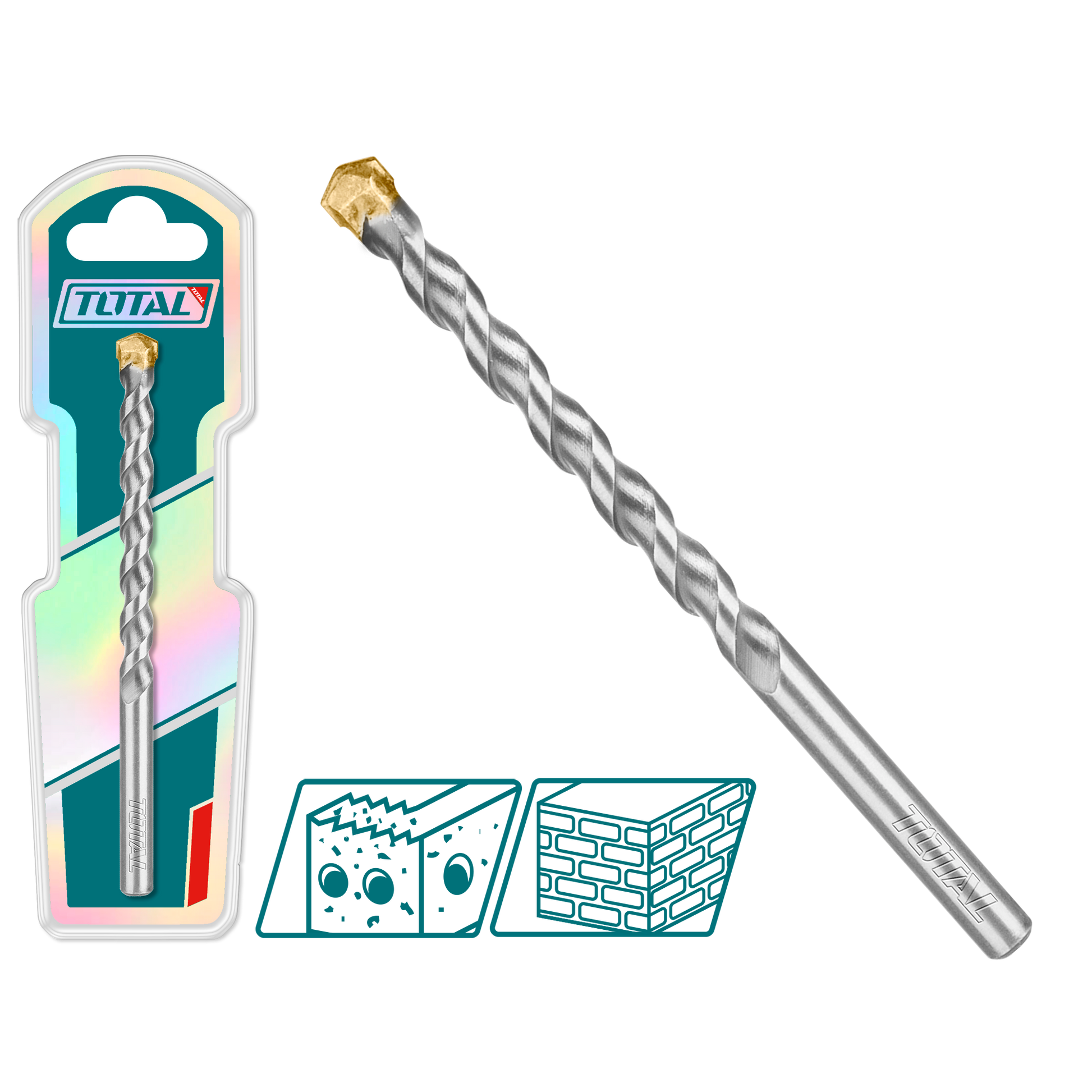 Total Masonry Drill Bit 8x150mm TAC260815