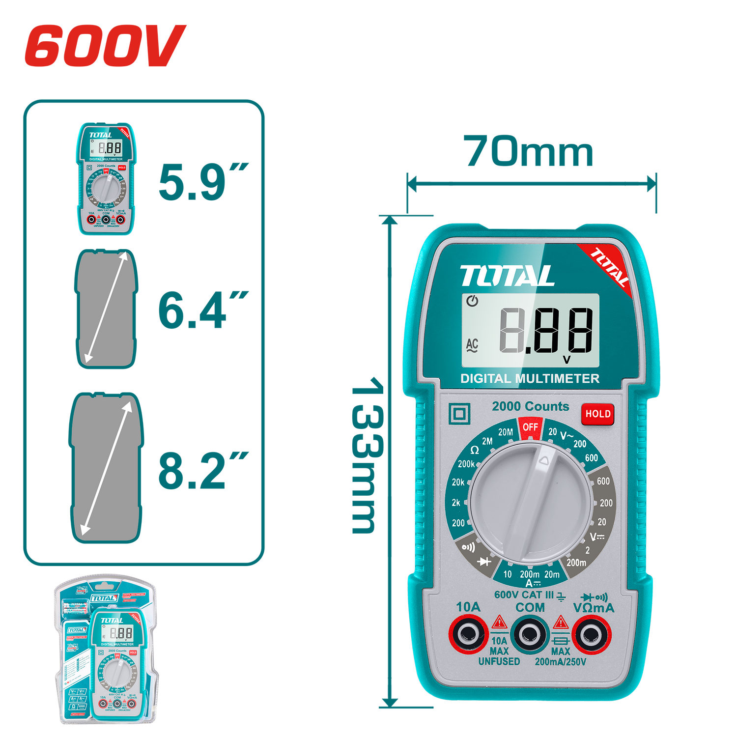 Total Digital Multimeter TMT5360011