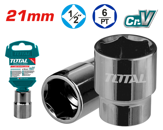 Total 1/2 Hexagonal Socket 21mm THTST12211
