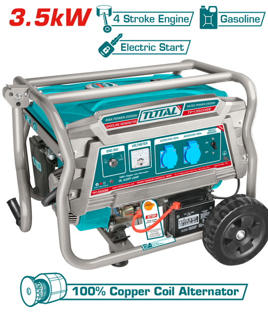 Total Gasoline Generator 3.5kW TP135006E
