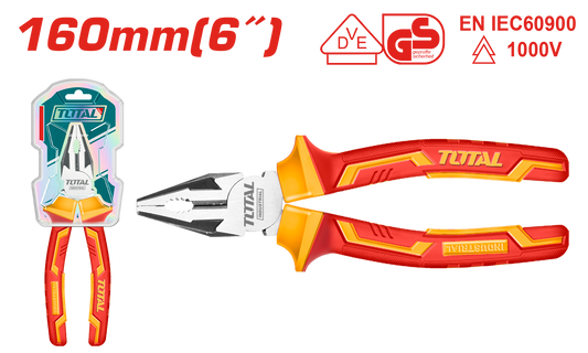 Total Insulated Combination Pliers 6 inch THTIP2161