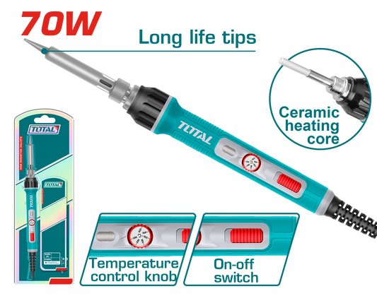 Total Electric Soldering Iron 70W TET01606