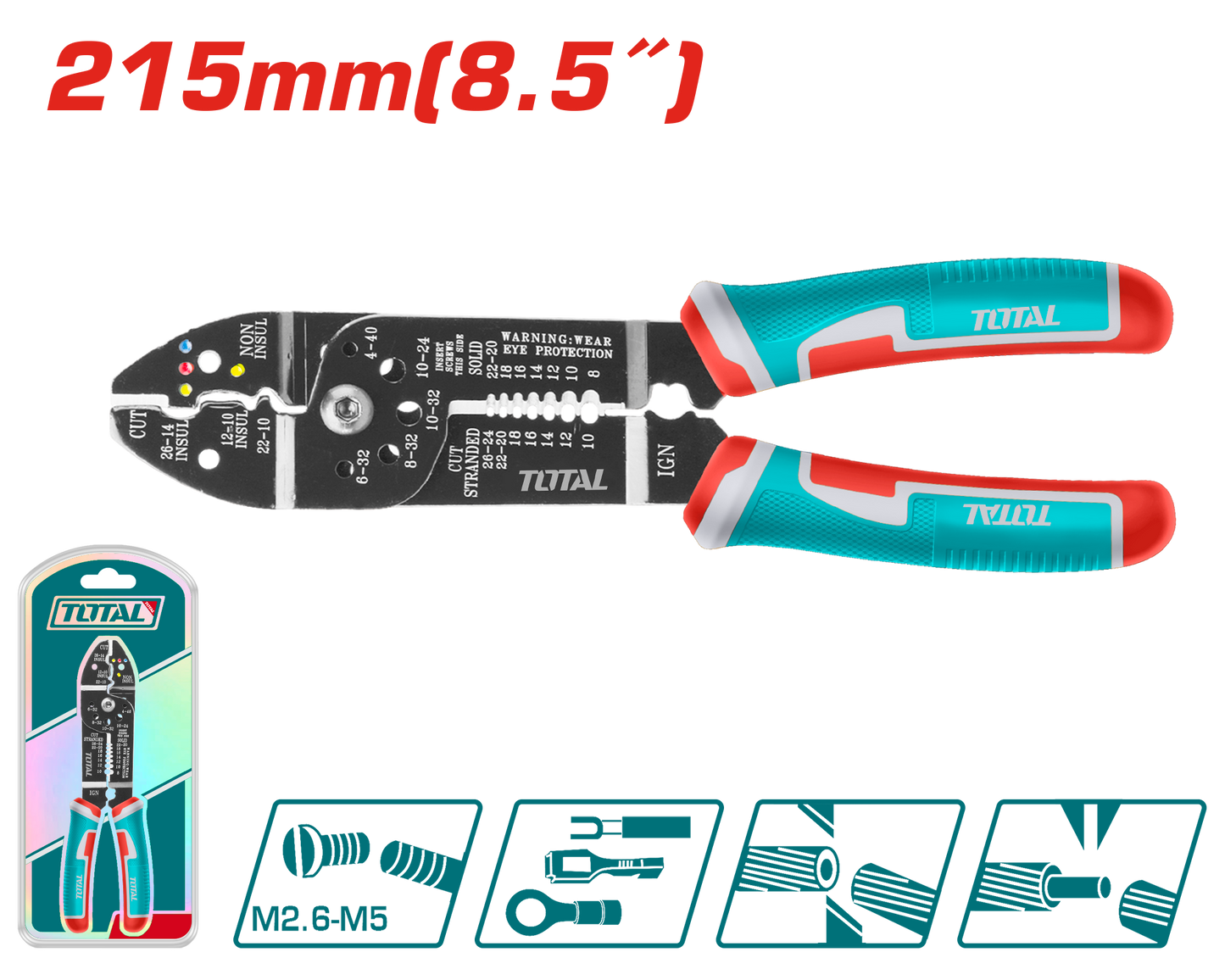 Total Wire Stripper 8.5 inch THT15851