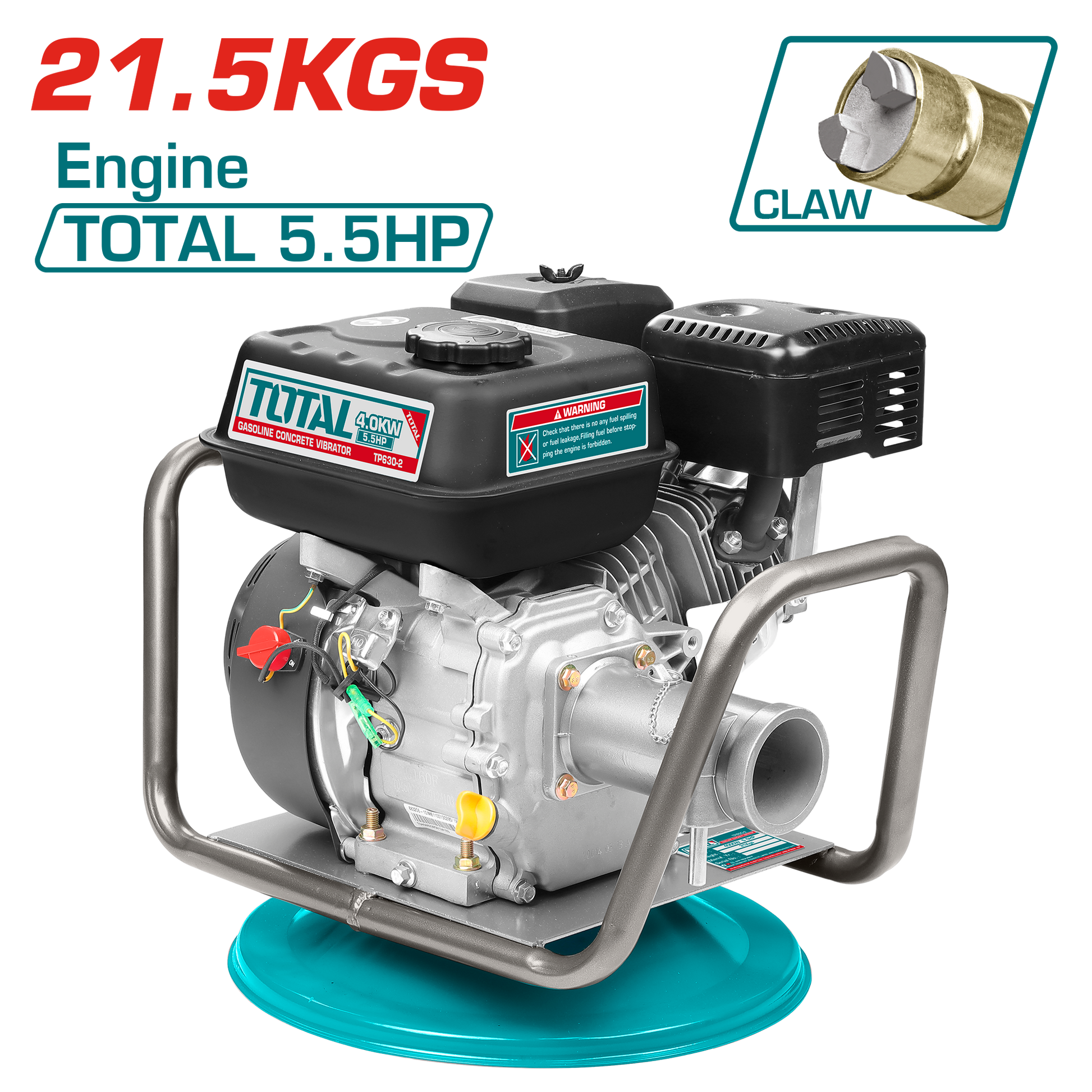 Total Gasoline Concrete Vibrator TP630-2