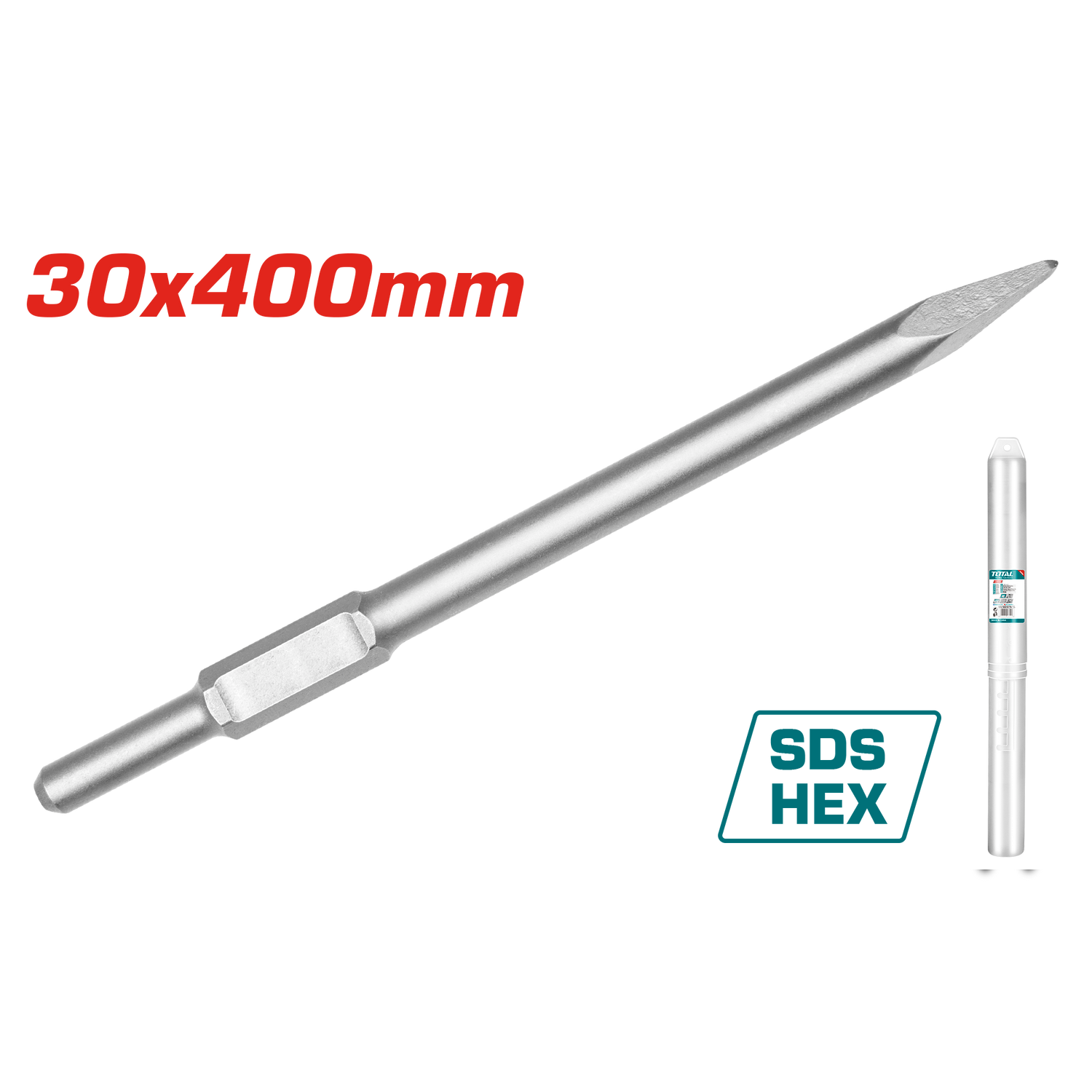 Total Hex Chisel 30x400mm TAC15333011