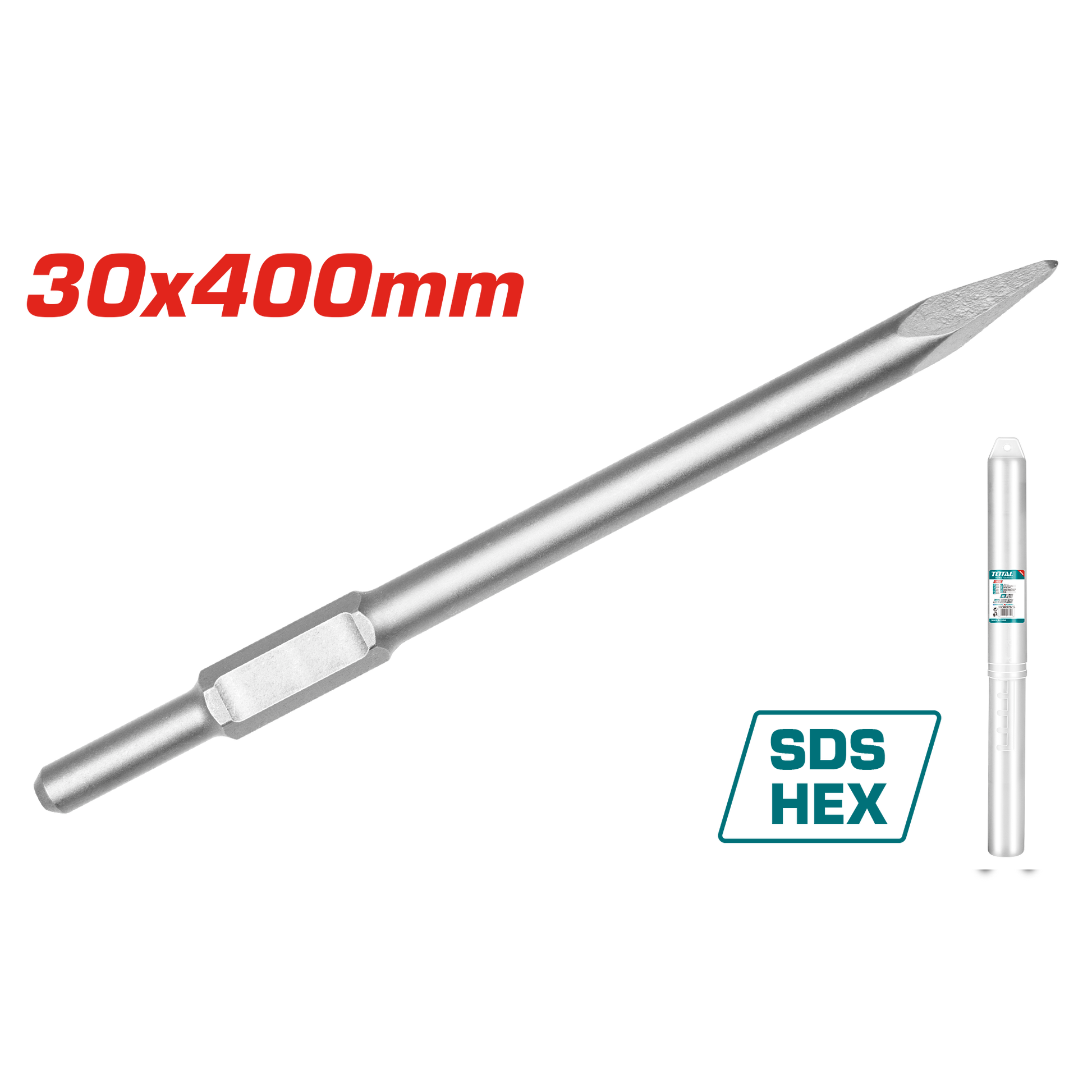 Total Hex Chisel 30x400mm TAC15333011